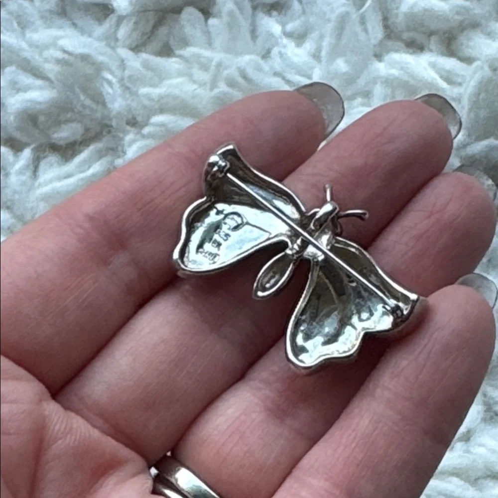 Eric Grossbardt Inlay Butterfly‎ Brooch